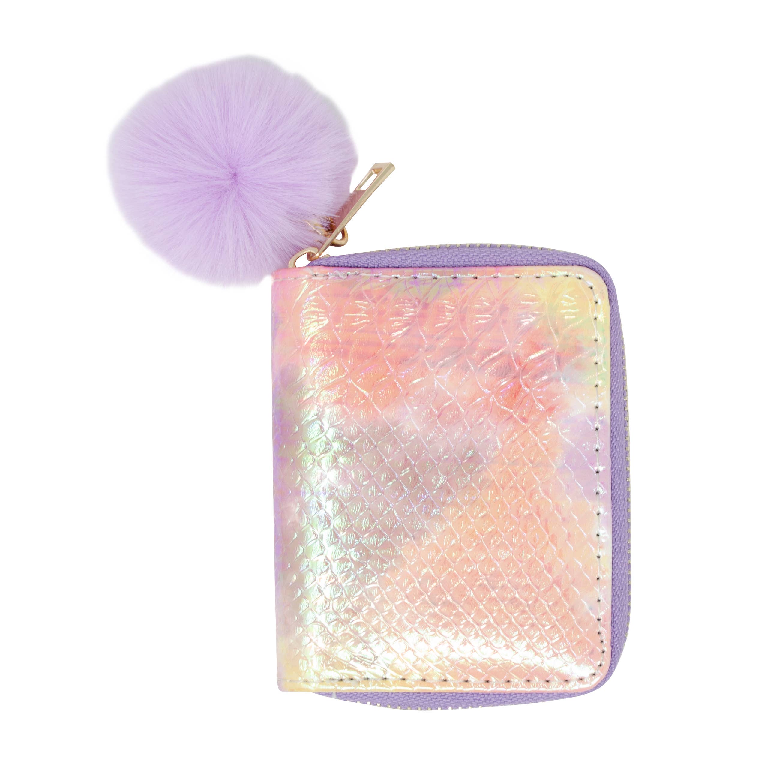 Shiny Tie Dye Mermaid Scale Wallet - Gabrielle's Biloxi