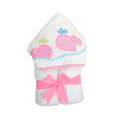 3 Marthas Everykid Towel Pink Whale - Gabrielle's Biloxi