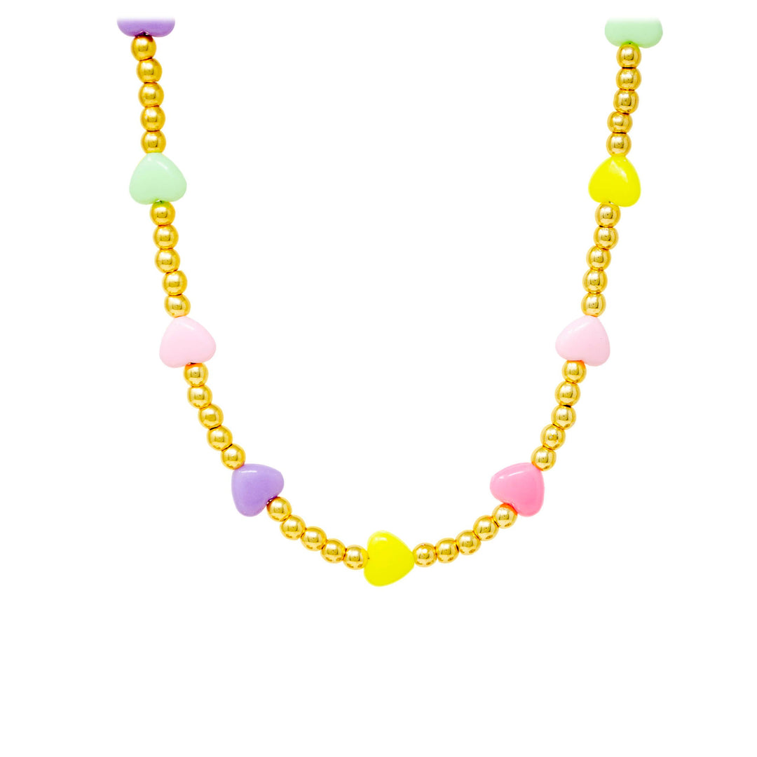 Kids Heart Bead Necklace - Gabrielle's Biloxi