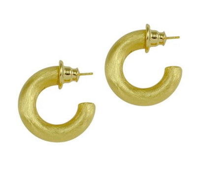 Betty Carre' Montpellier Small Thick Tube Hoop Earring - Gabrielle's Biloxi