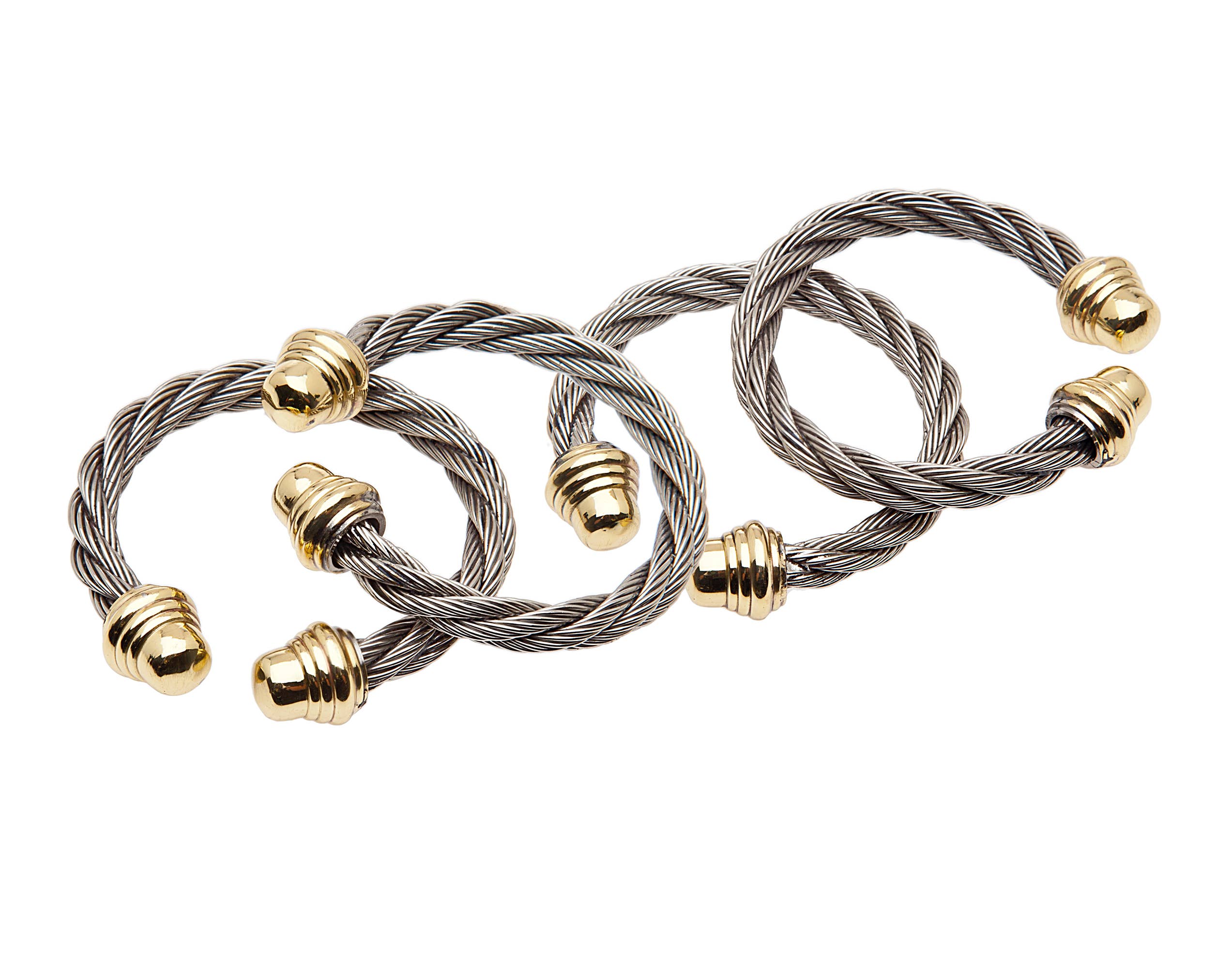 Cable Napkin Rings (Set of 4) - Gabrielle's Biloxi