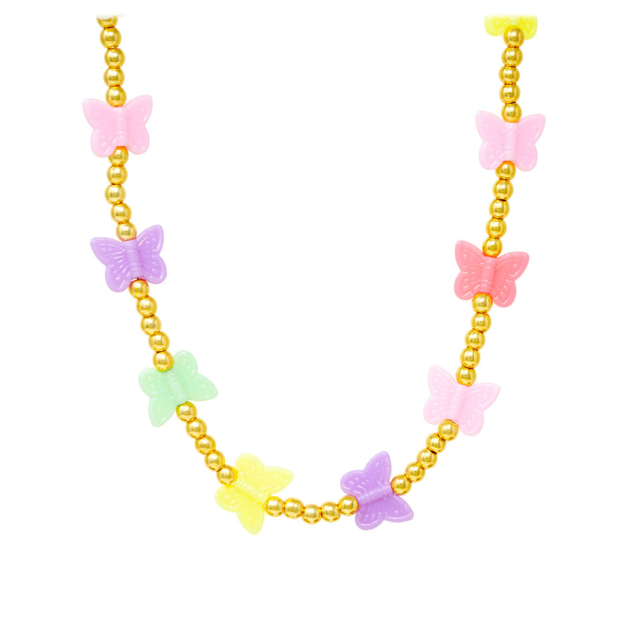 Kids Butterfly Bead Necklace - Gabrielle's Biloxi