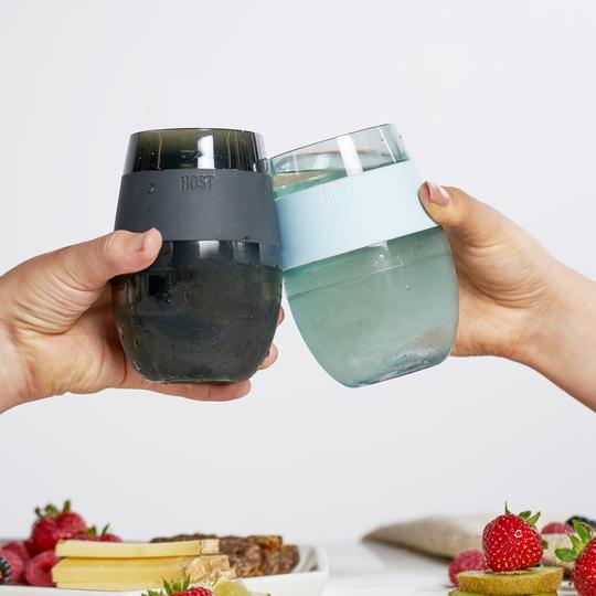 Wine Freez Cooling Cup in Grey - Gabrielle&