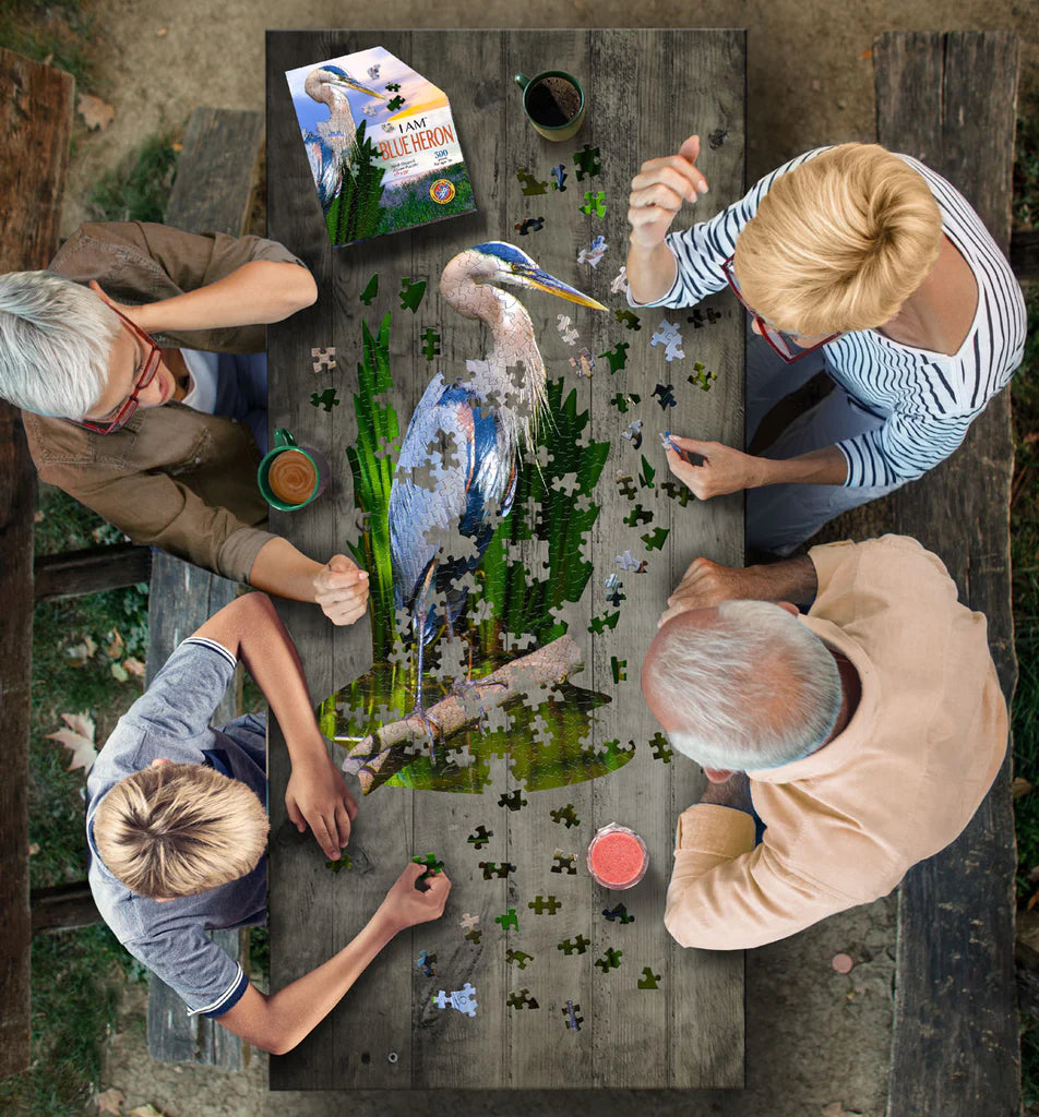 I Am Blue Heron 300 Puzzle - Gabrielle's Biloxi