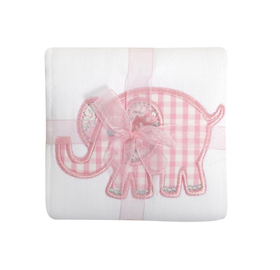 3 Marthas Burp Pad Pink Elephant - Gabrielle's Biloxi