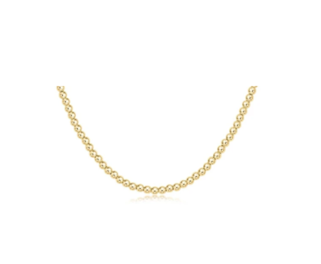 ENewton Choker Classic Gold 3mm Bead - Gabrielle's Biloxi