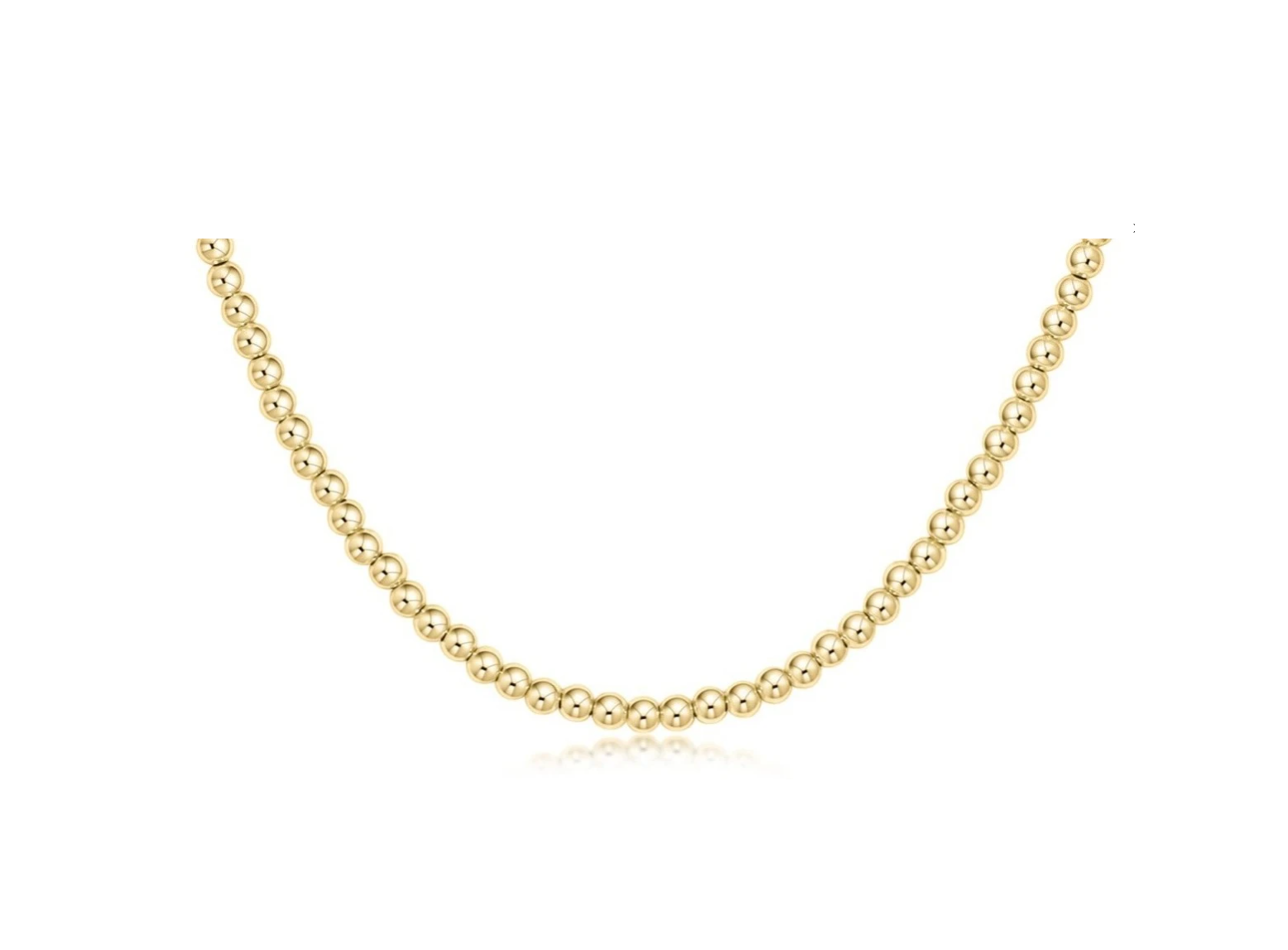ENewton Choker Classic Gold 3mm Bead - Gabrielle's Biloxi