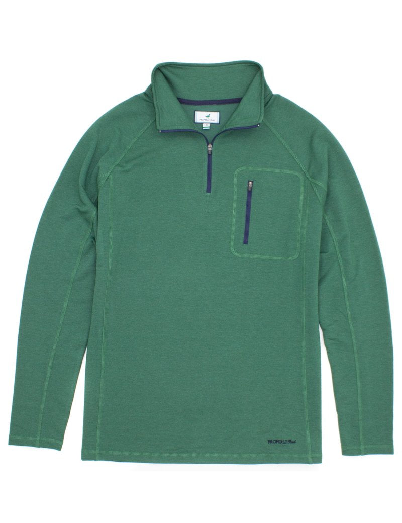 Properly Tied Bay Pullover - Hunter Green - Gabrielle's Biloxi