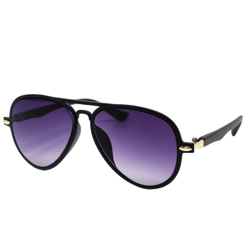 Black Aviator Sunglasses - Gabrielle's Biloxi