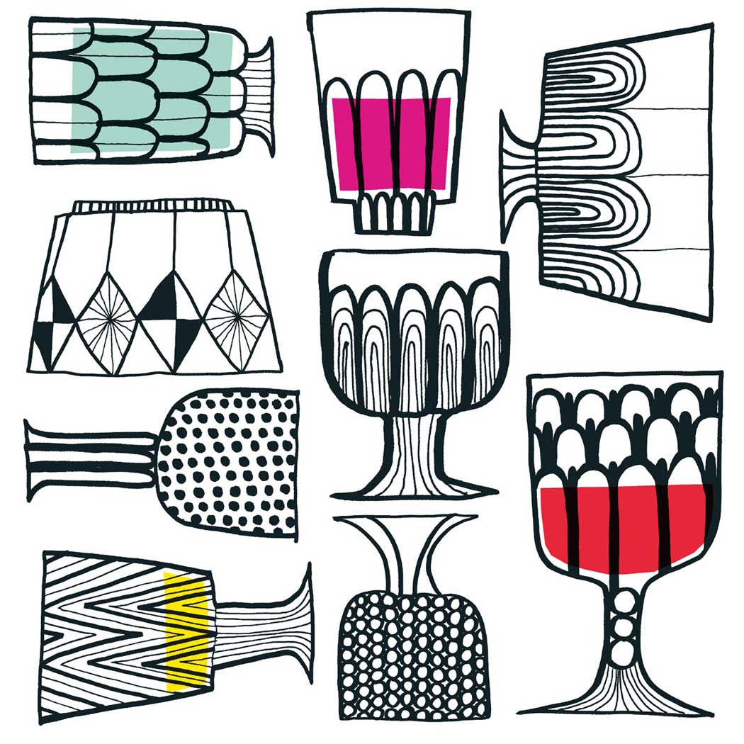 Marimekko Kippis Paper Cocktail Napkin