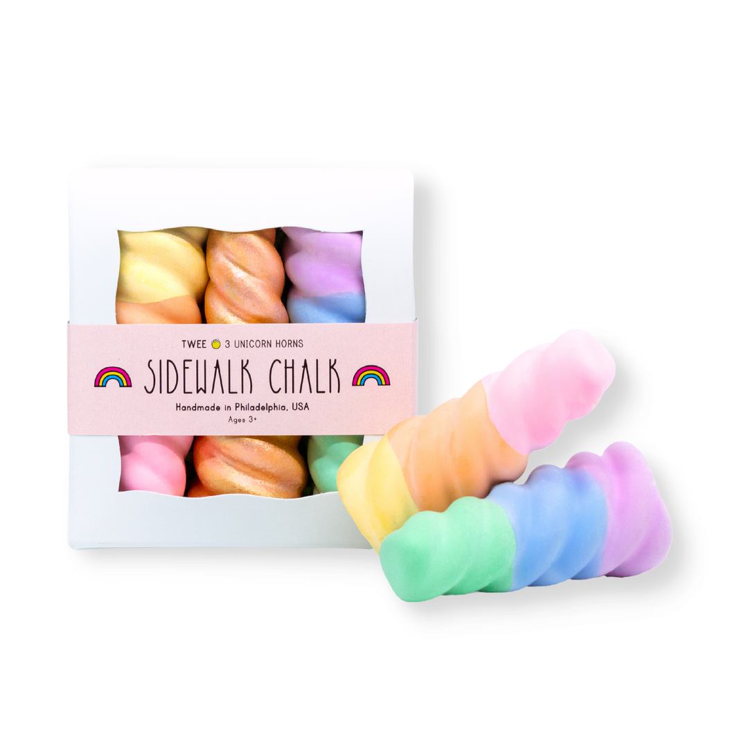 Rainbow Unicorn Horn Handmade Sidewalk Chalk - Gabrielle's Biloxi