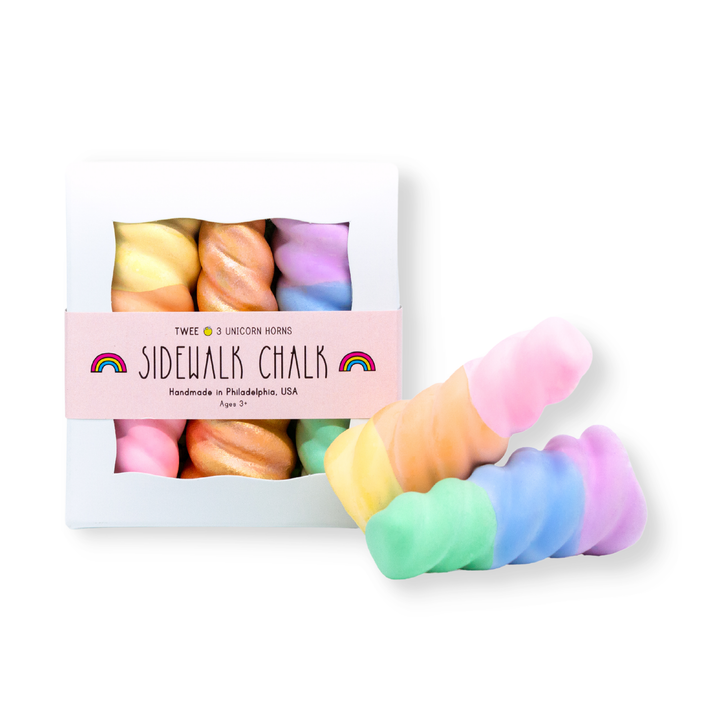 Rainbow Unicorn Horn Handmade Sidewalk Chalk - Gabrielle's Biloxi