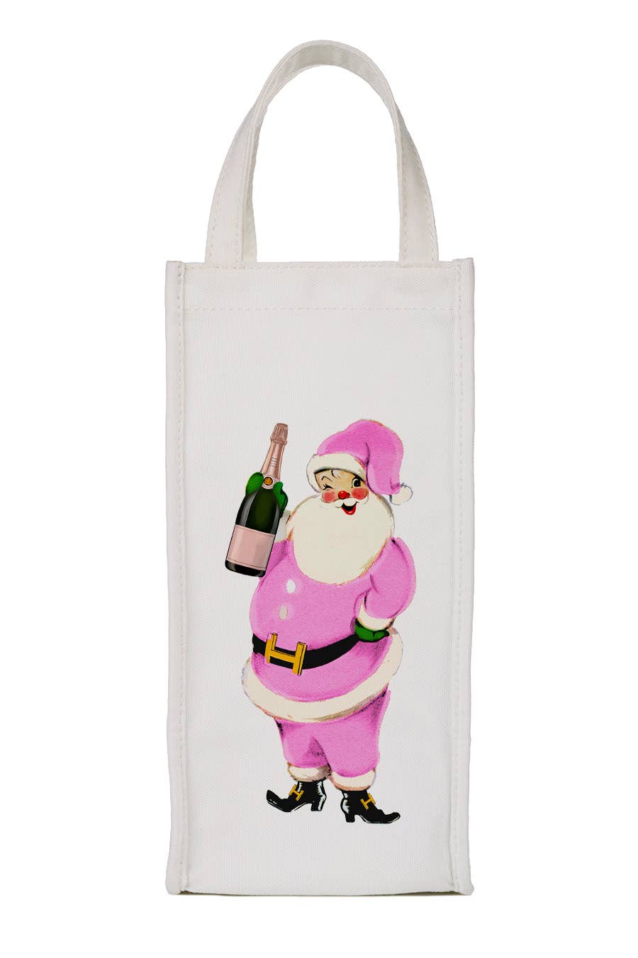 Wine Bag- Champagne Santa - Gabrielle's Biloxi