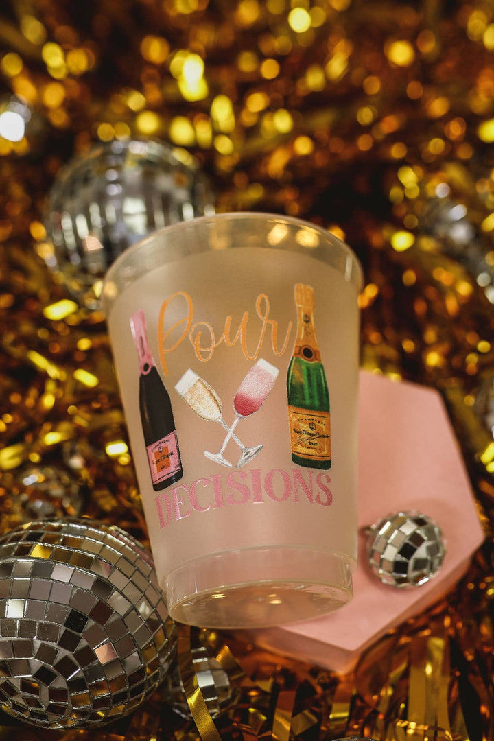 Pour Decisions Champagne Frosted Cups - Gabrielle's Biloxi