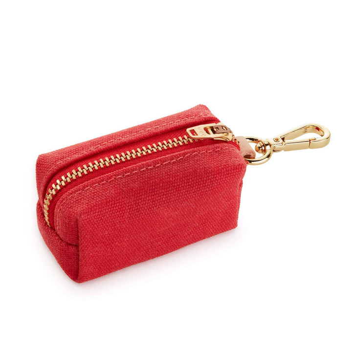 Ruby Waxed Canvas Poop Bag Dispenser - Gabrielle's Biloxi