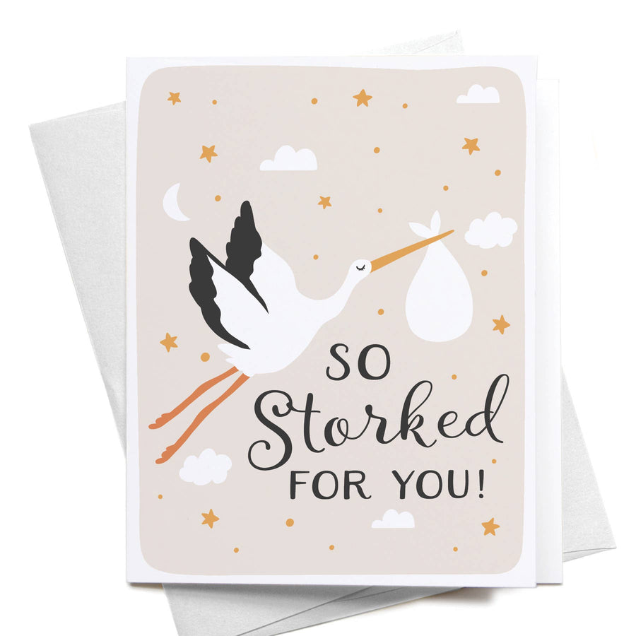So Storked For You! Greeting Card - Gabrielle's Biloxi