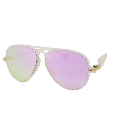 Kids Light Pink Aviator Sunglasses - Gabrielle's Biloxi