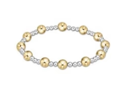 ENewton Classic Sincerity Pattern 6mm Bead Bracelet - Mixed Metal - Gabrielle's Biloxi