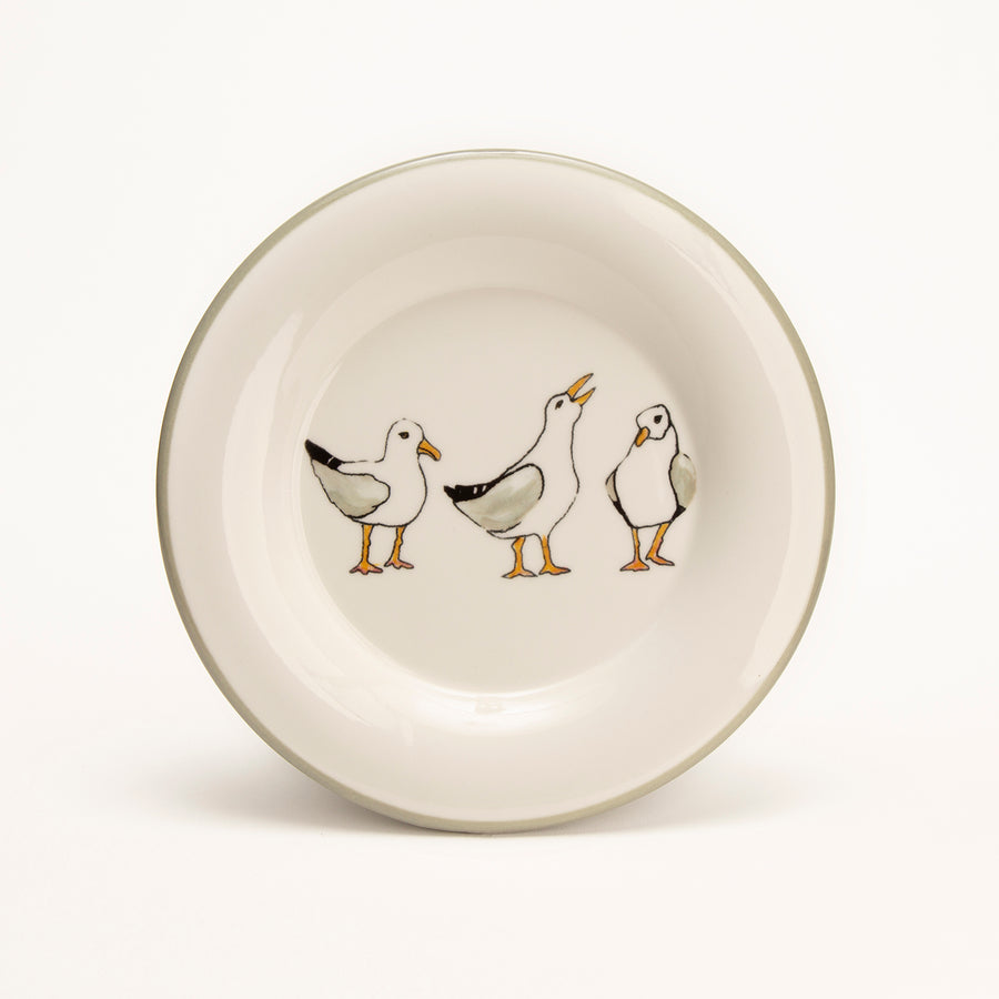 Round Plate 7.5" - Seagull - Gabrielle's Biloxi