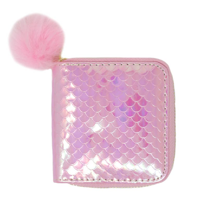 Mermaid Scale Wallet - Pink - Gabrielle's Biloxi