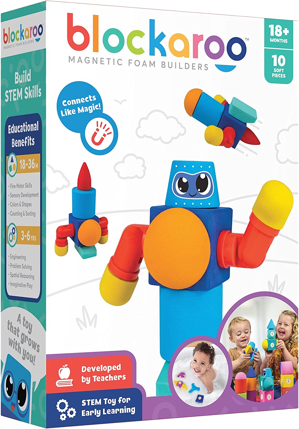 Blockaroo Magnetic Foam Builders - Gabrielle's Biloxi