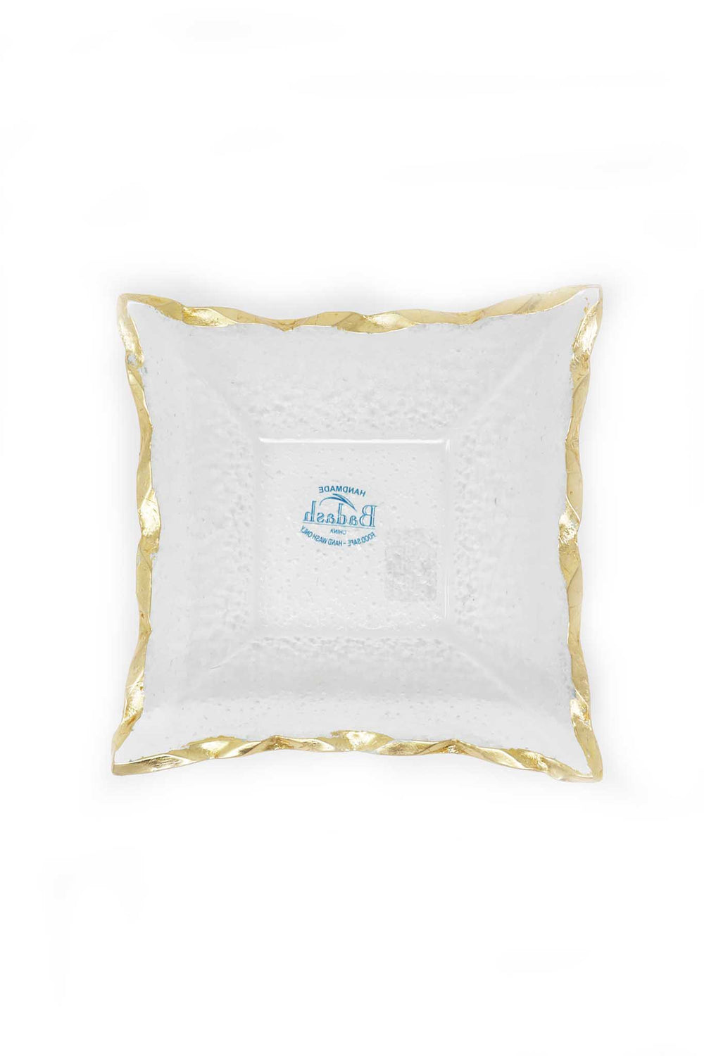 Goldedge Handcrafted Crystal 7" Square Bowl - Gabrielle's Biloxi