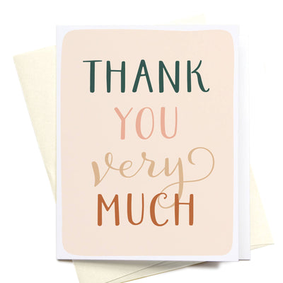 Thank You Very Much Greeting Card - Gabrielle's Biloxi