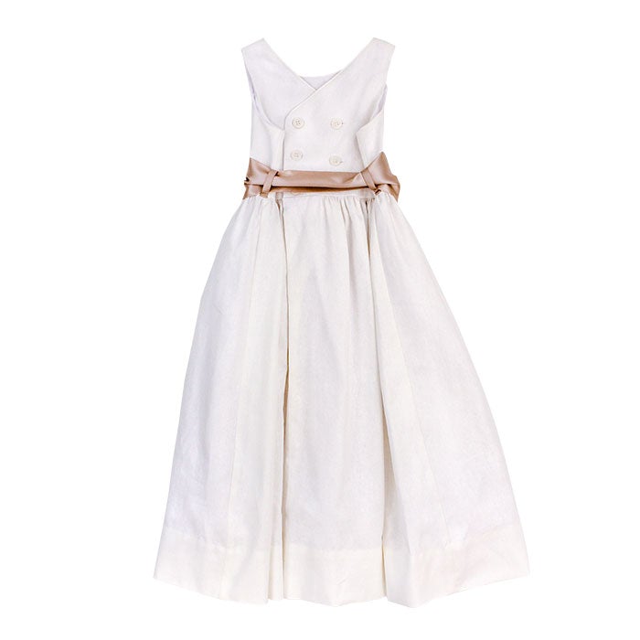 Bailey Boys Empire Dress - Whisper Linen - Gabrielle's Biloxi