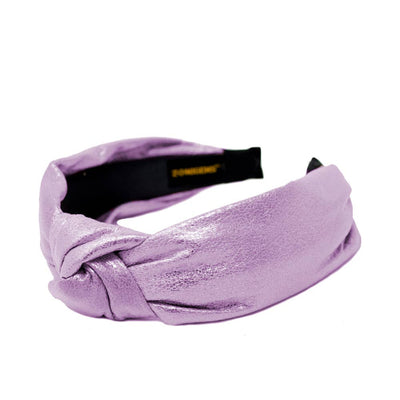 Shiny Rainbow Knot Headband - Purple - Gabrielle's Biloxi