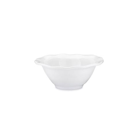 Ruffle White Melamine Round Dip Bowl - Gabrielle's Biloxi