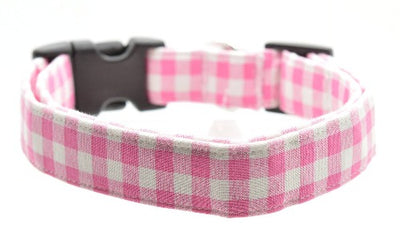 Cruz & Regis Pink Gingham Collar - Gabrielle's Biloxi