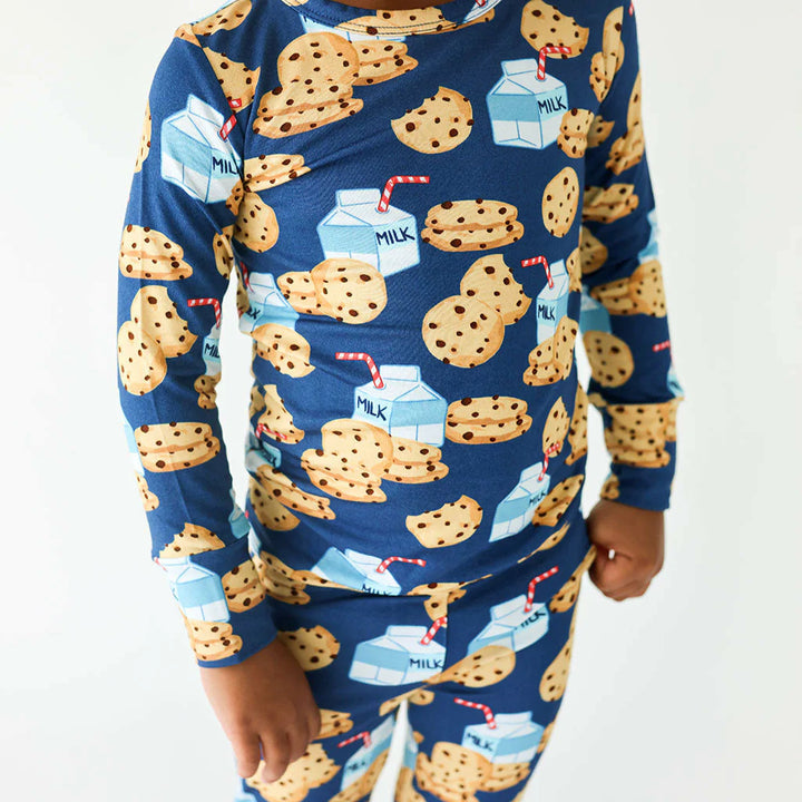 Posh Peanut Milk and Cookies-Long Sleeve Basic Pajama - Gabrielle's Biloxi