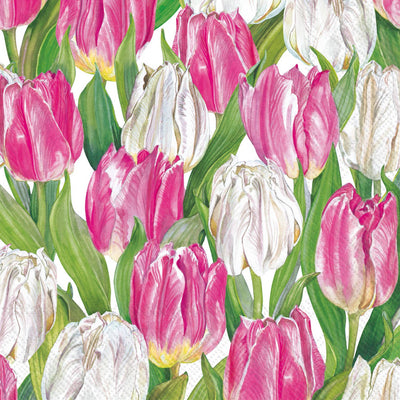 Modern Tulips Paper Lunch Napkins - Gabrielle's Biloxi
