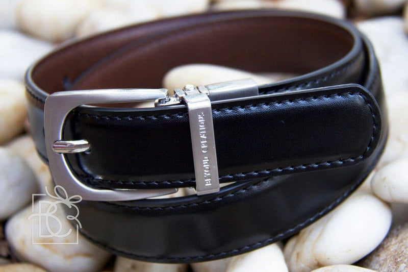 REVERSIBLE LEATHER BELT - Gabrielle&