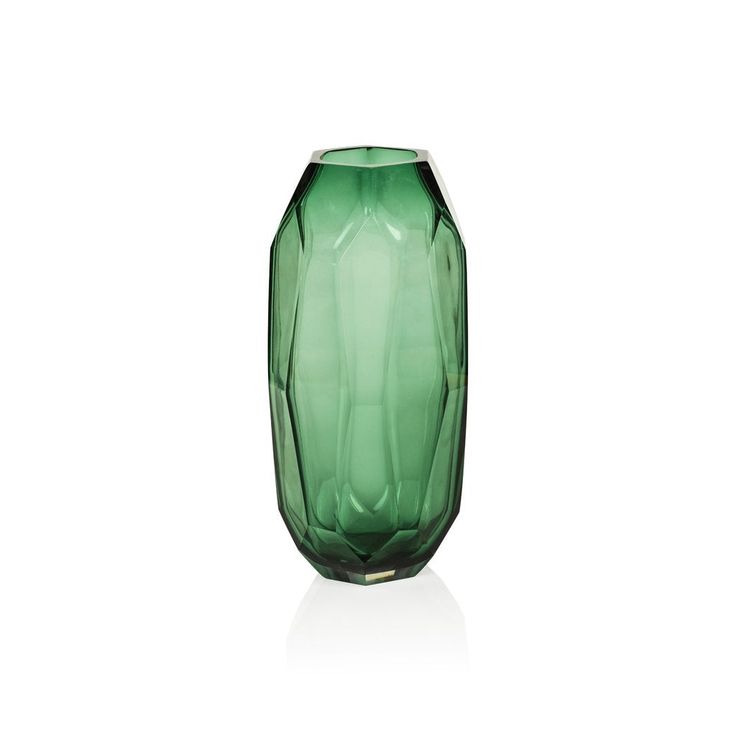 Imperial Jade Glass Vase