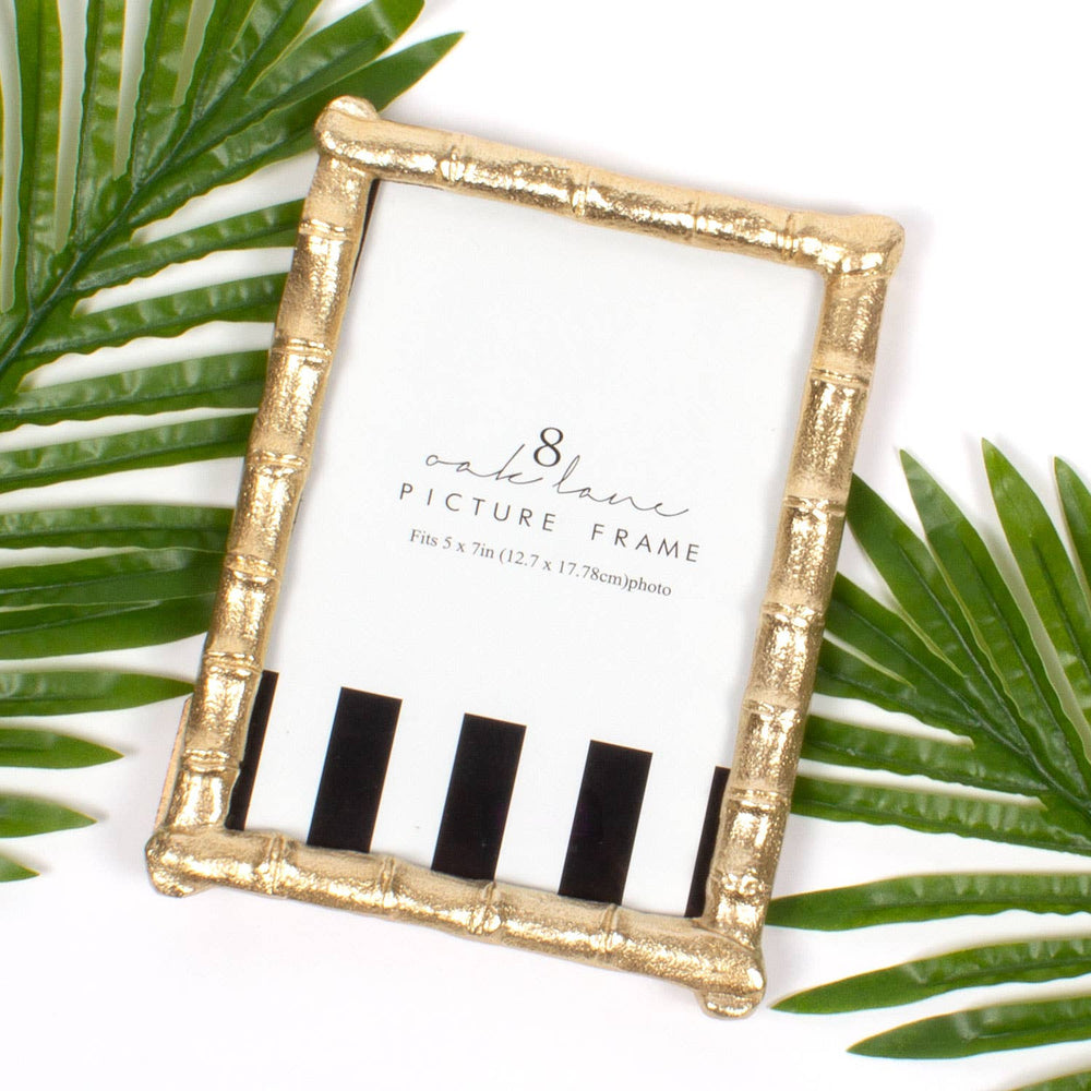 Gold Bamboo 5x7 Picture Frame - Gabrielle's Biloxi