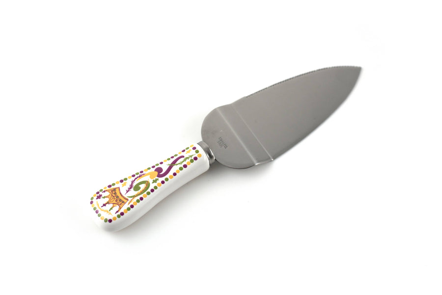 Mardi Gras King Cake Knife - Gabrielle's Biloxi