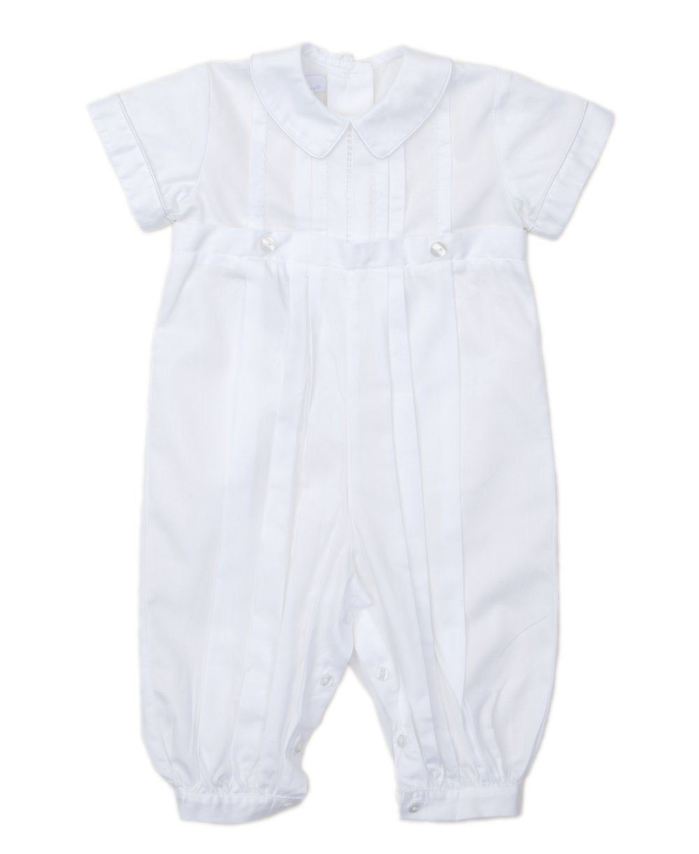 Kissy Kissy Aiden S/S Converter Gown & Hat Set - White - Gabrielle's Biloxi