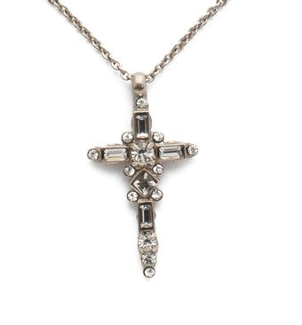 Sorrelli Delicate Sliding Cross Pendant Necklace - Gabrielle's Biloxi