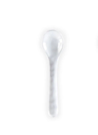 Ruffle White Melamine Tasting Spoons - Gabrielle's Biloxi