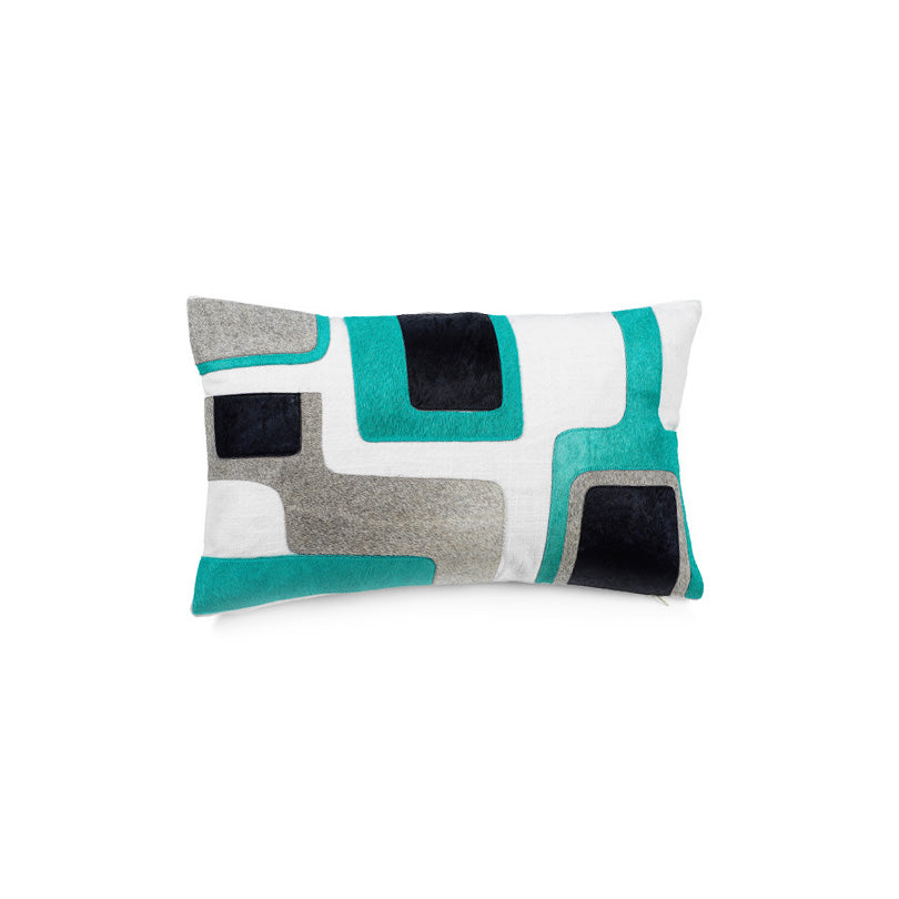 Portofino Cotton & Hair on Leather Throw Pillows - Gabrielle's Biloxi