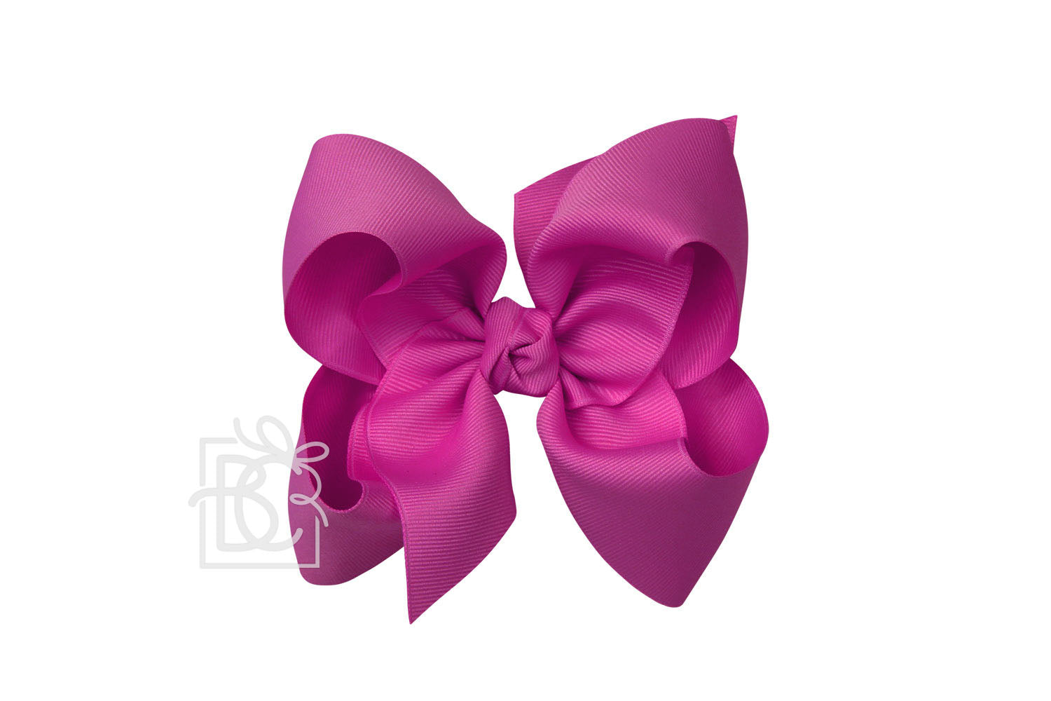 Signature Grosgrain Double Knot Bow on Clip - Wild Berry - Gabrielle's Biloxi