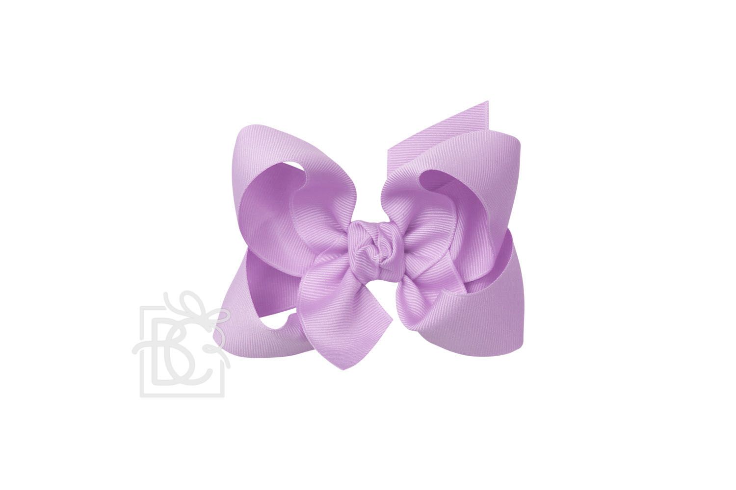 Signature Grosgrain Double Knot Bow on Clip - Light Orchid - Gabrielle's Biloxi