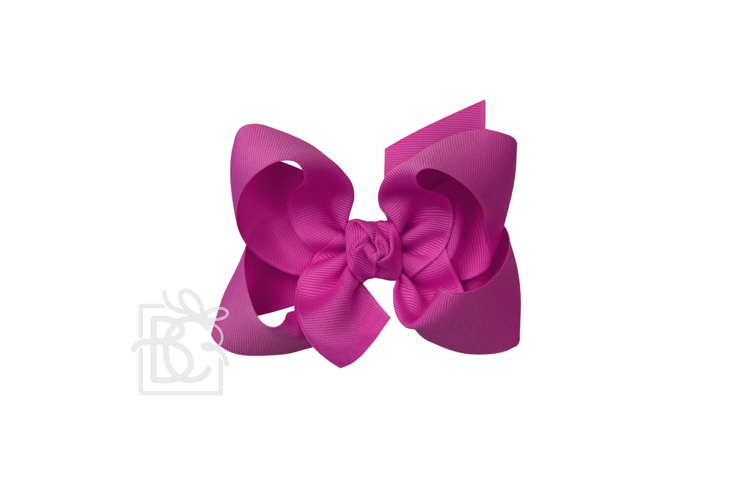 Signature Grosgrain Double Knot Bow on Clip - Wild Berry - Gabrielle's Biloxi