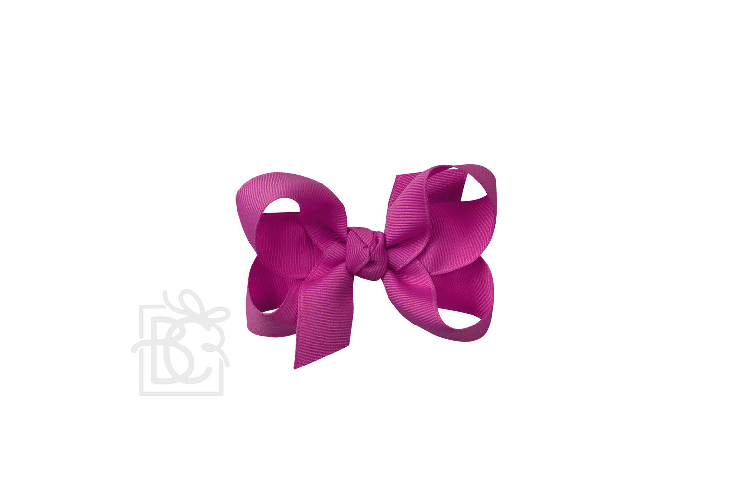 Signature Grosgrain Double Knot Bow on Clip - Wild Berry - Gabrielle's Biloxi