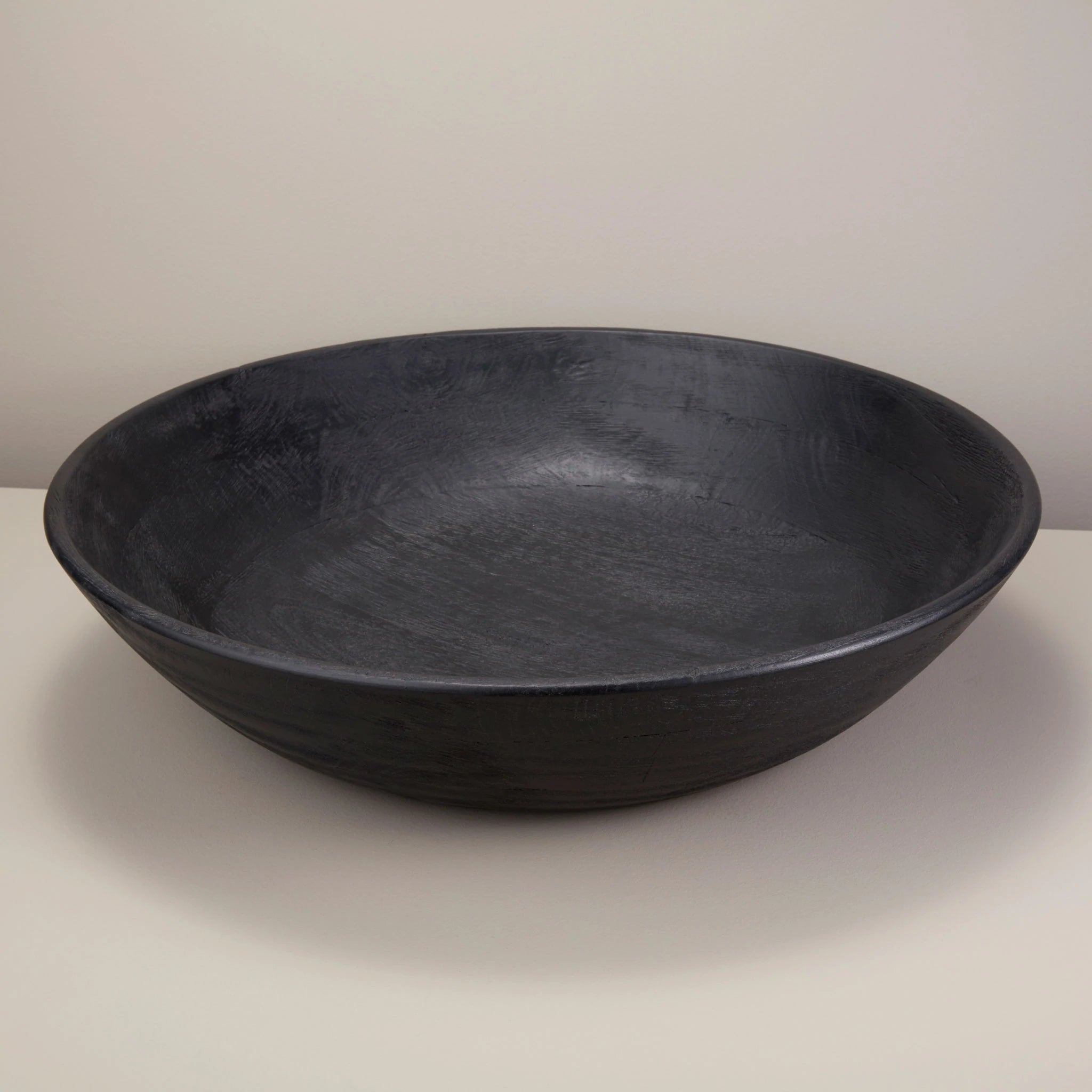 Black Mango Wood Oversized Bowl - Gabrielle's Biloxi