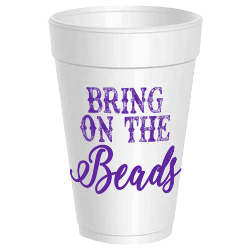 Bring On The Beads Styrofoam Cups - Gabrielle's Biloxi