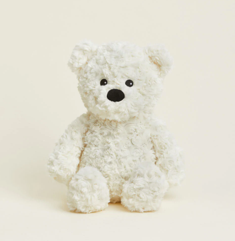 Cream Curly Bear Warmies - Gabrielle's Biloxi