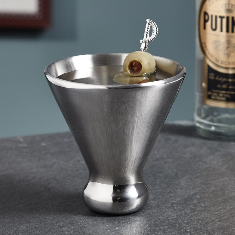 Stainless Steel Martini Glass - Gabrielle&