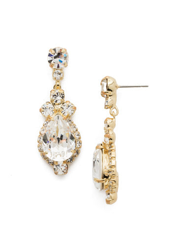 Sorrelli Central Teardrop and Round Crystal Post Earring - Gabrielle's Biloxi